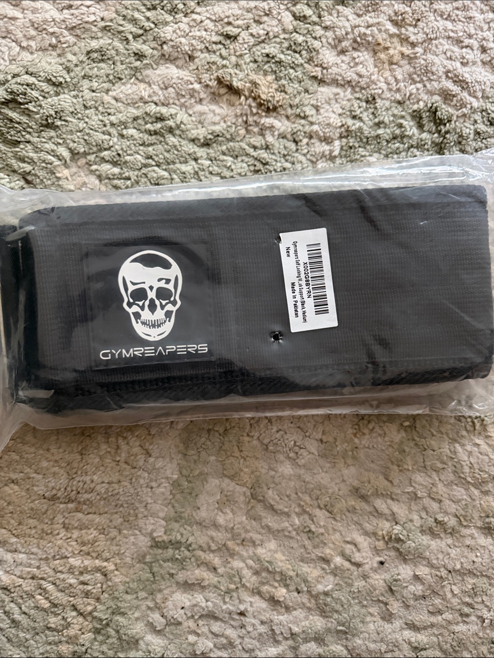 Gymreapers Skull Logo Weightlifting belt- Black